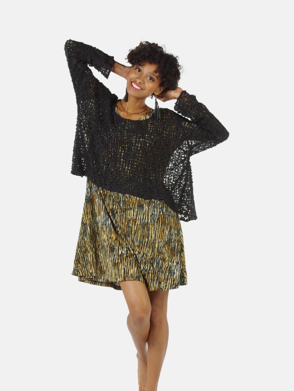 Hands To Hearts - Wholesale Tunic - Women's - Crocheted Long Sleeve Soul Warmer22