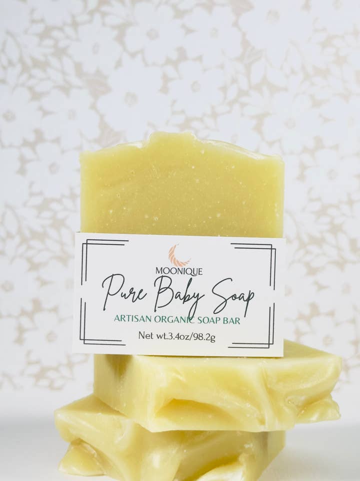 Organic Pure Baby Soap for wholesale by Moonique