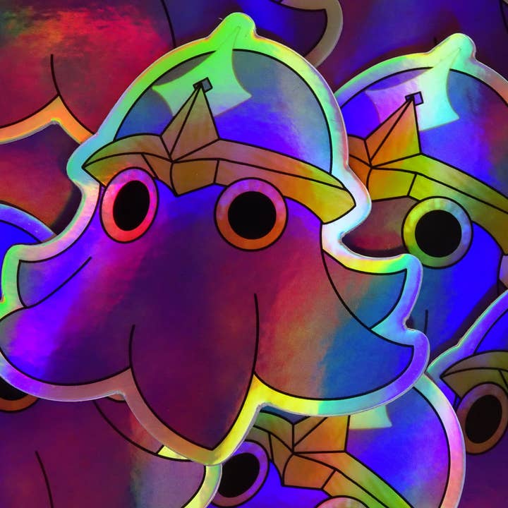 Tft Little Legend Holo Squink Sticker for wholesale by LilAmericanPunk