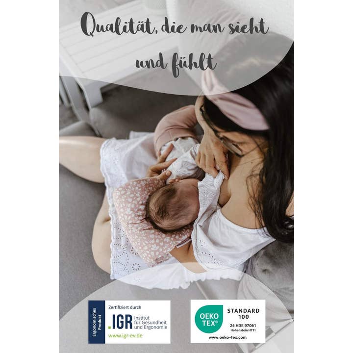 HOBEA-Germany GmbH - Wholesale Nursing Pillow/Pad - Maternity - Mini Nursing Pillow Waffelmuster mauve4