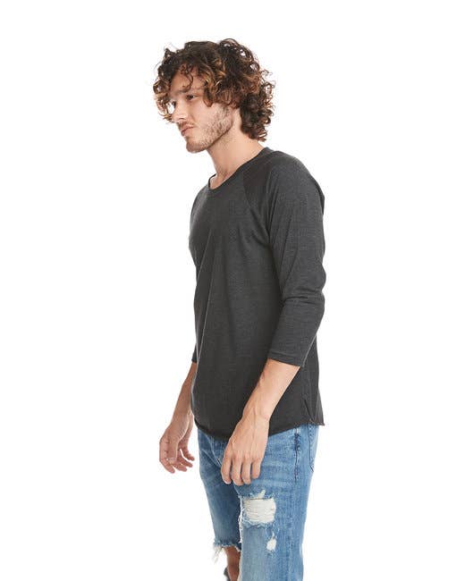 Total Apparel - Wholesale T-Shirt - Women's - Next Level 6051 - Unisex Triblend 3/4-Sleeve Raglan55