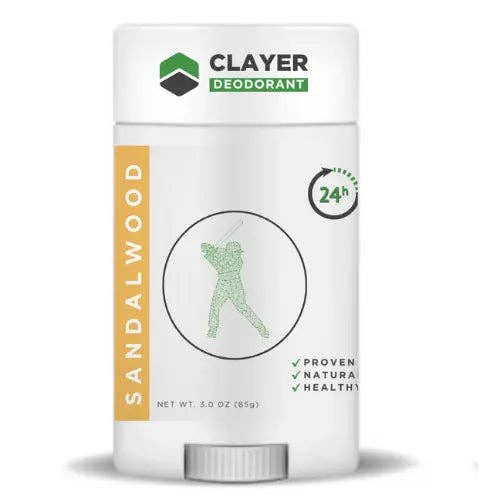 Natural Deodorant - Baseball Players - 3.35 OZ - NEW FORMULA for wholesale by Clayer
