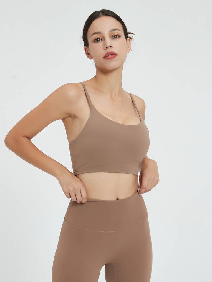 91thelabel - Wholesale Sports Bra - Women's - Esther Lycra® Molded Cup Cami Top Sports Bra8