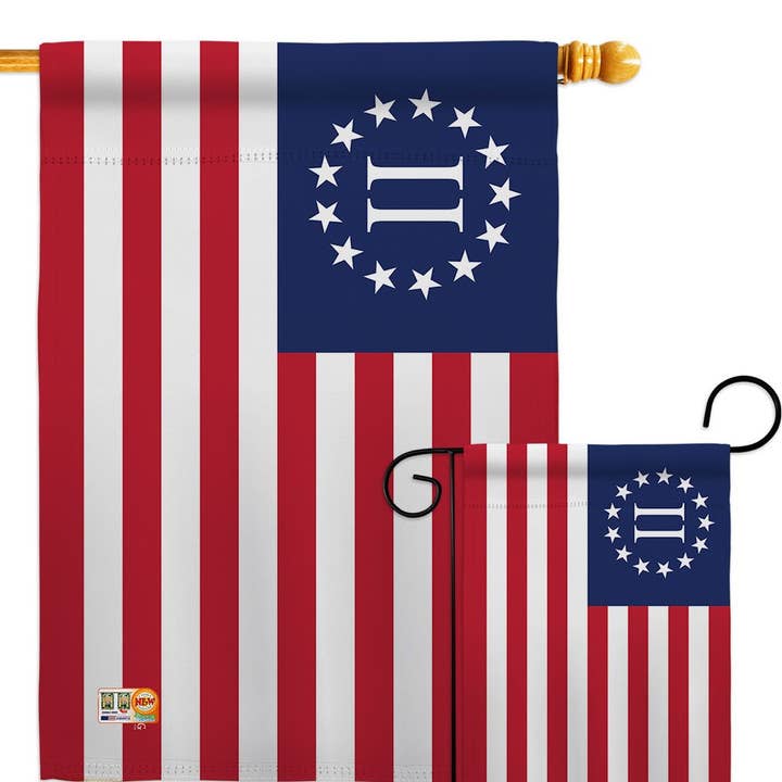 Two Group Flag Co – Großhandel Flagge – Zweite amerikanische Revolution Americana Historische US-Flagge3