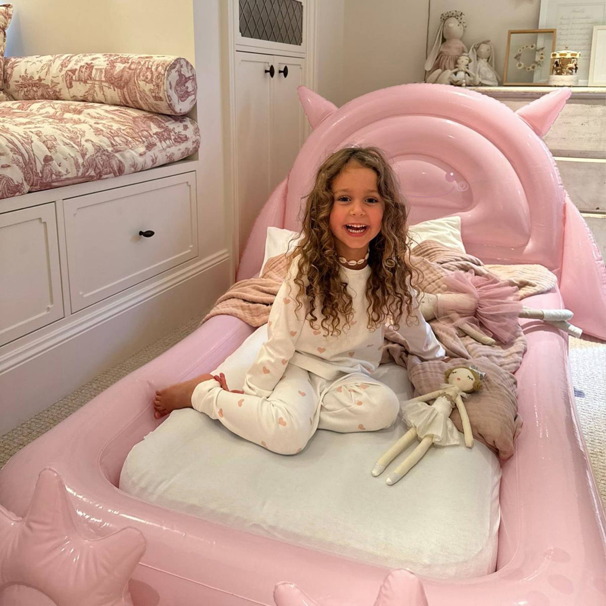 Sunnylife - Wholesale Inflatable Toy - Kids & Baby - Kids  Air Mattress Bed Monster Pink0