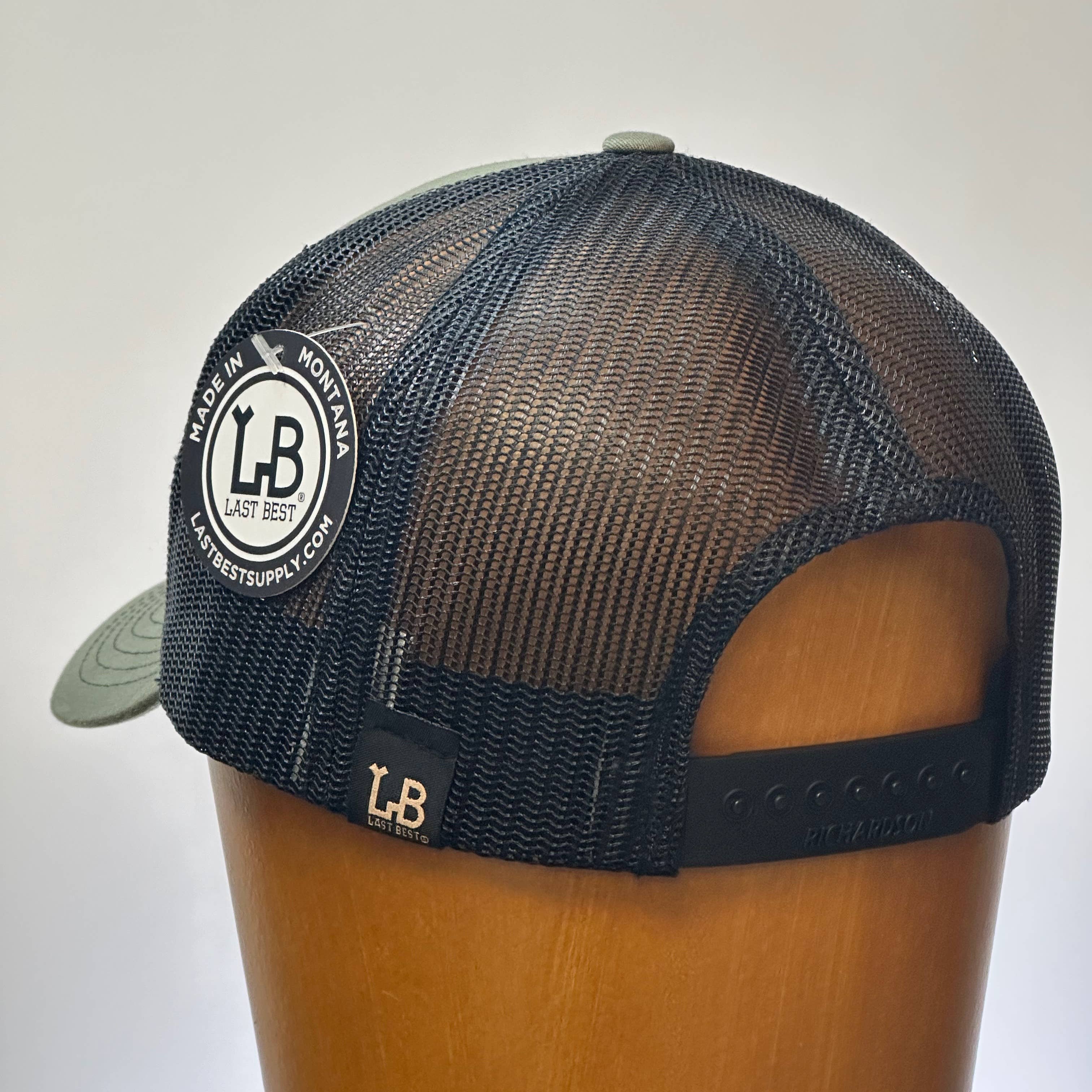 Last Best Supply Co - Wholesale Trucker Hat - Unisex - Hexagon Trees Flexwood Patch Trucker Cap5