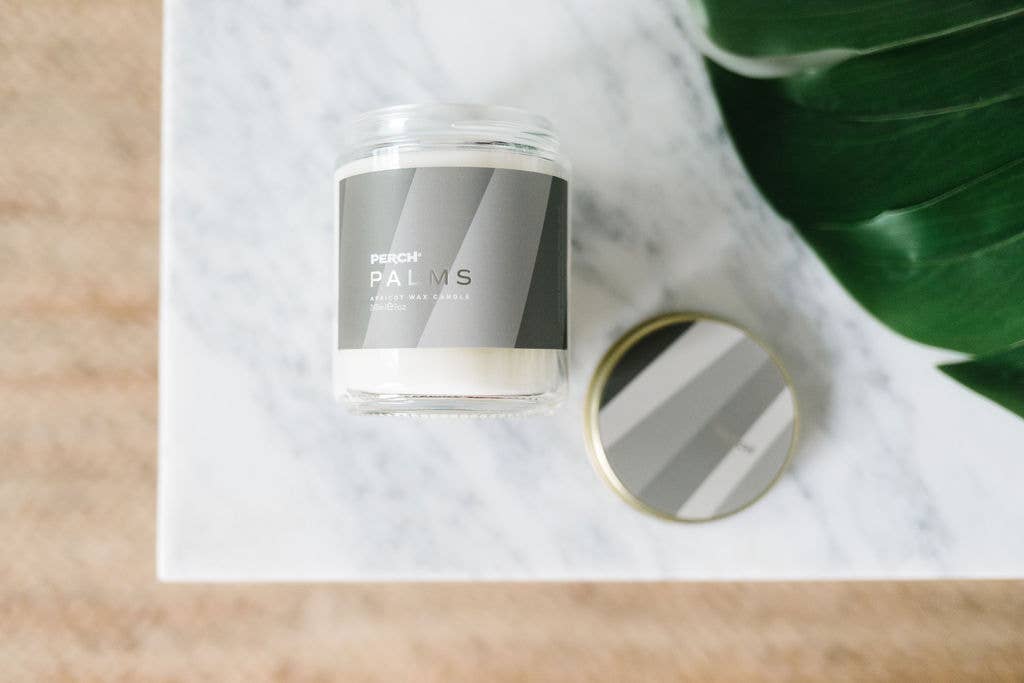Perch® CandleHouse - Wholesale Jar/Filled Candle - Palms Apricot Wax Candle1