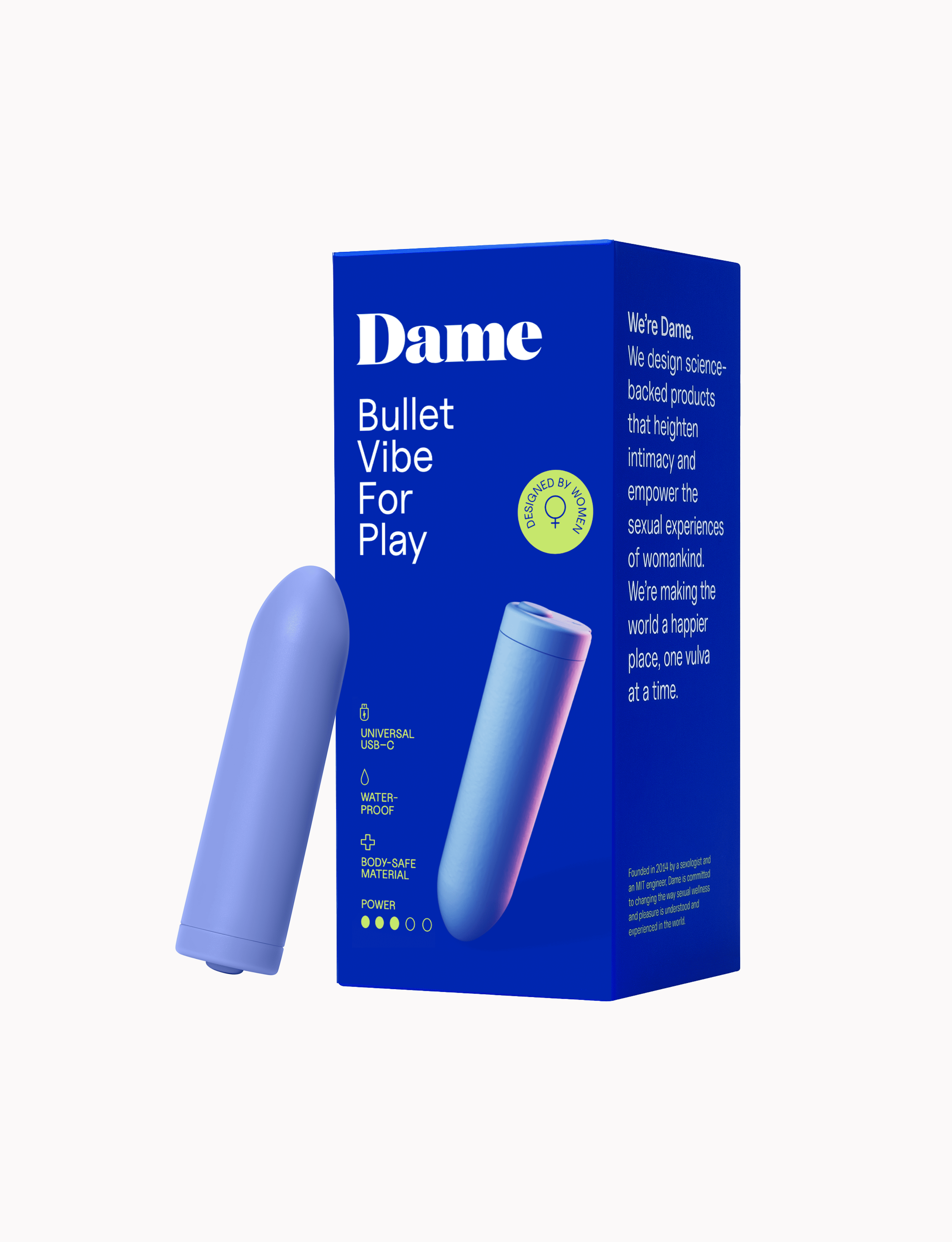 Dame Products - Vendita all'ingrosso Sex toy - Zee, Vibratore Bullet8