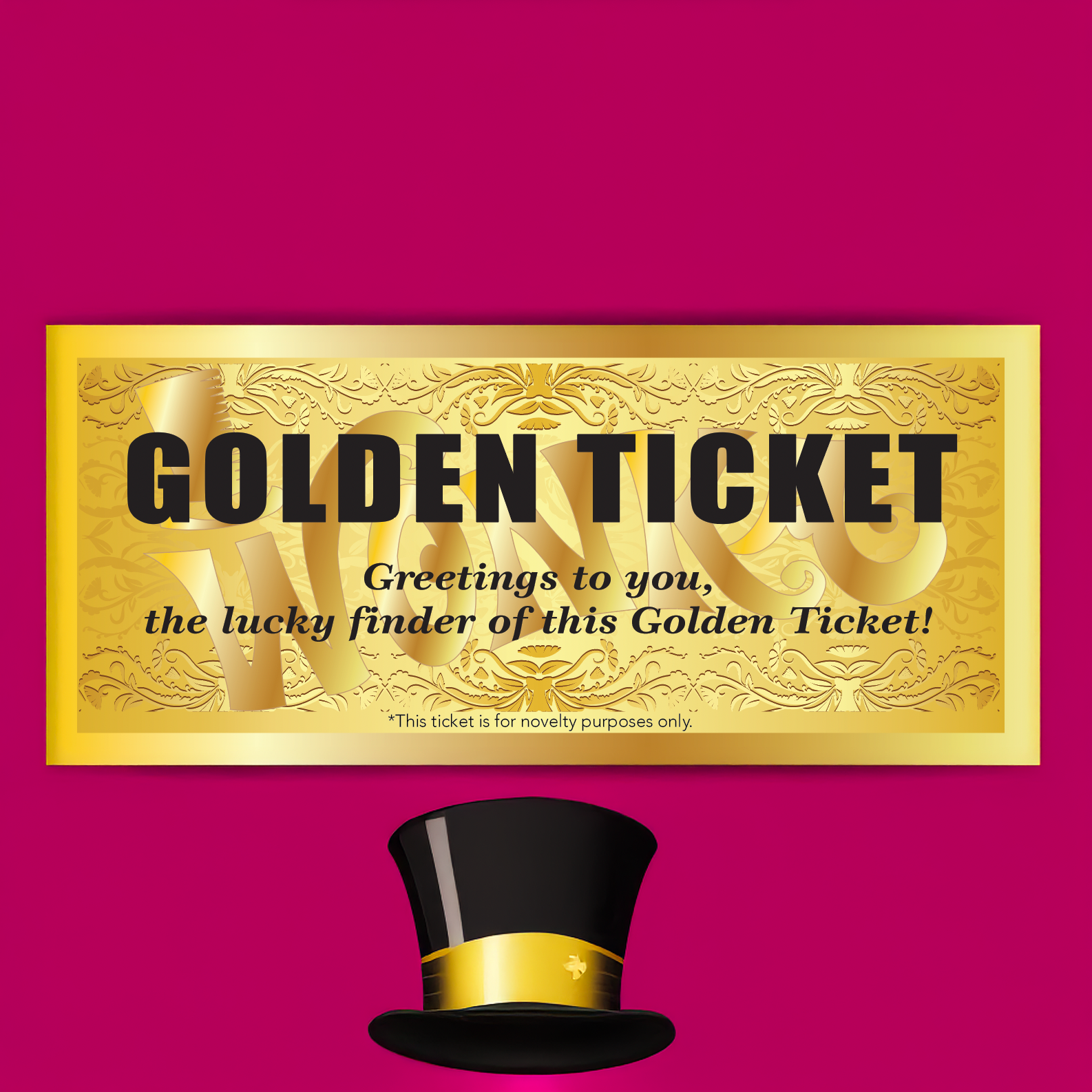Sweet Living Kilkenny - Wholesale Chocoladereep - WONKA Reep met Gouden Ticket (Niet-Metallisch)1