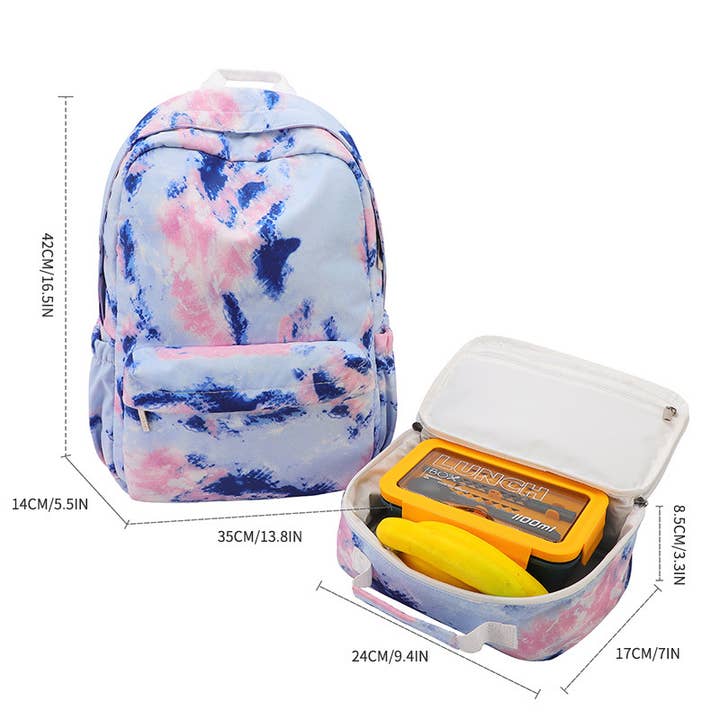 wandf - Wholesale Backpack – Child - Gradient Printed Backpack for Middle/High School Students2
