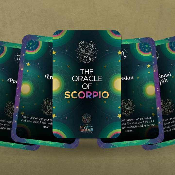 Ibiza Tarot USA - Wholesale Tarot Cards - The Oracle of Scorpio - The Mystic Horoscope8