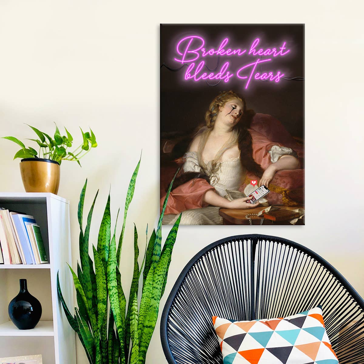 Dikhotomy - Wholesale Art Print - Lienzo impreso de corazón roto2