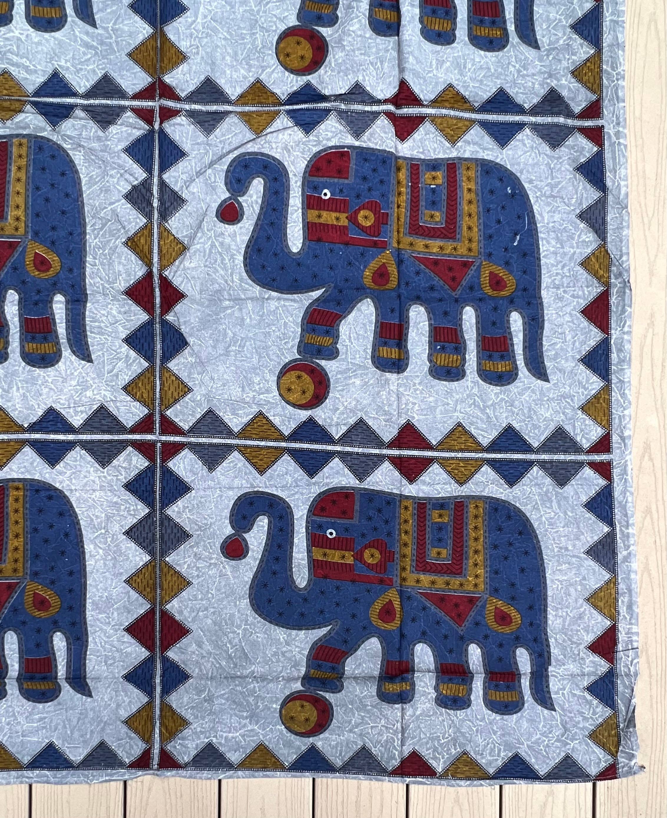 Lungta Imports - Wholesale Tapestry/Textile - Indian Elephants Tapestry Wall Decor Beach Throw6