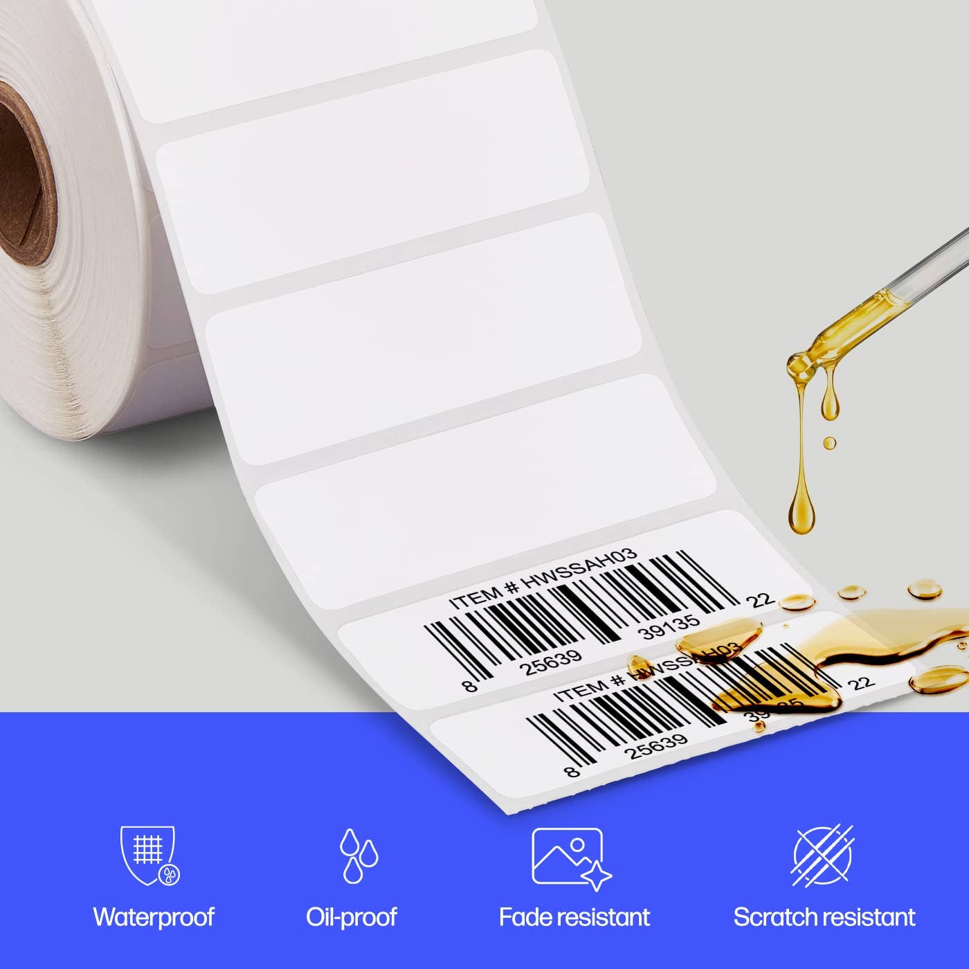 HP - Wholesale Gift Tag Label - HP Direct Thermal Shipping Labels Multipurpose Thermal Label5