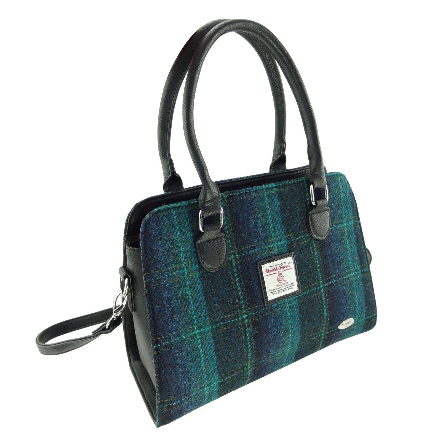 Glen Appin Of Scotland - Wholesale Tote Bag - Women's - LB1227 Harris Tweed 'Findhorn' Midi Tote Bag8