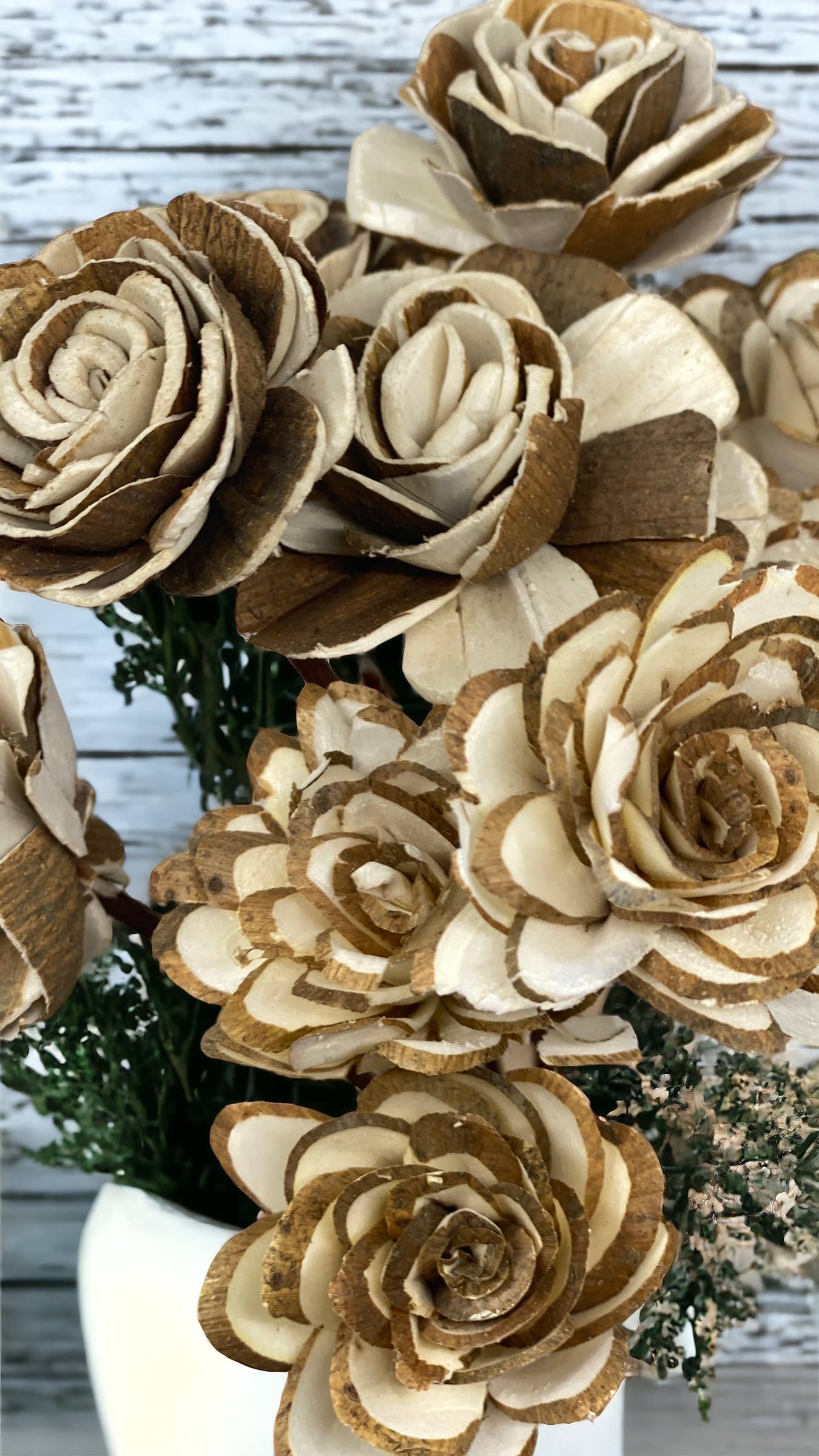 Sunsum Intentional Living – wholesale Konstgjorda blommor – Blandade mini Sola-träblommor med 23 cm rottingpinnar för doftspridare3