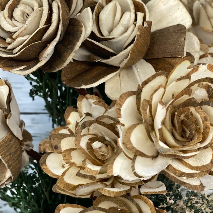 Sunsum Intentional Living - Wholesale Artificial Flowers - Assorted Mini Sola Wood Flower, 9” Rattan Wood Reed Diffuser3