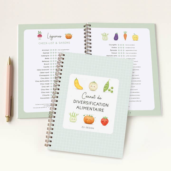 Zü – wholesale Book – Kids – Baby's food diversification record, baby tracking2