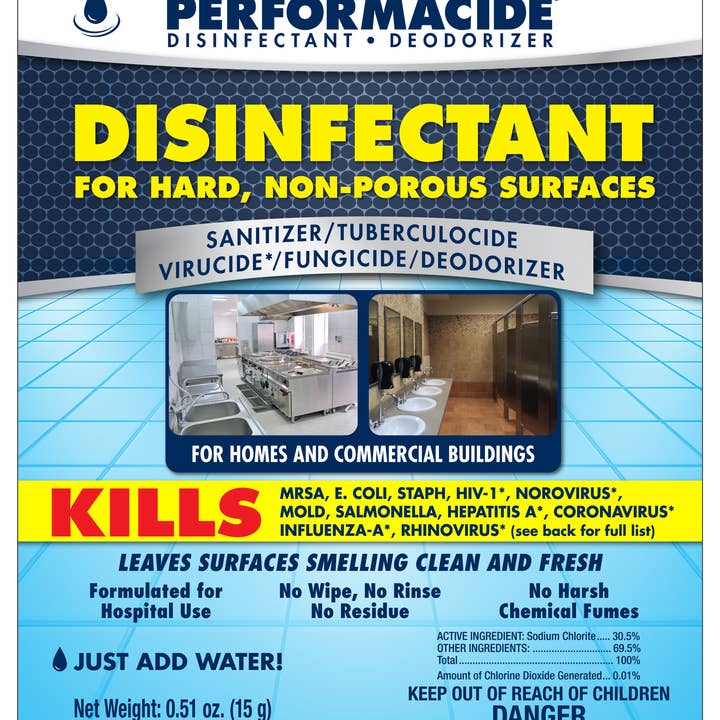 Performacide - Wholesale Antibacterial Cleaner - 102003 - Disinfectant - Deodorizer - Gallon Refill 3 Pack4