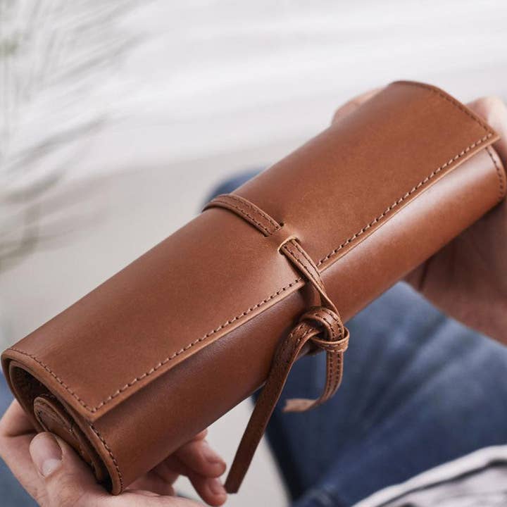 Vida Vida - Wholesale Board Game - Personalised Leather Travel Backgammon Set