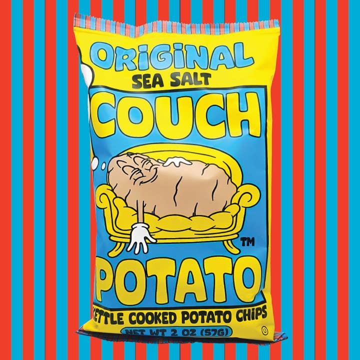 Joe Tea & Joe Chips - Wholesale Chips - Couch Potato - Original Sea Salt (2 oz.)
