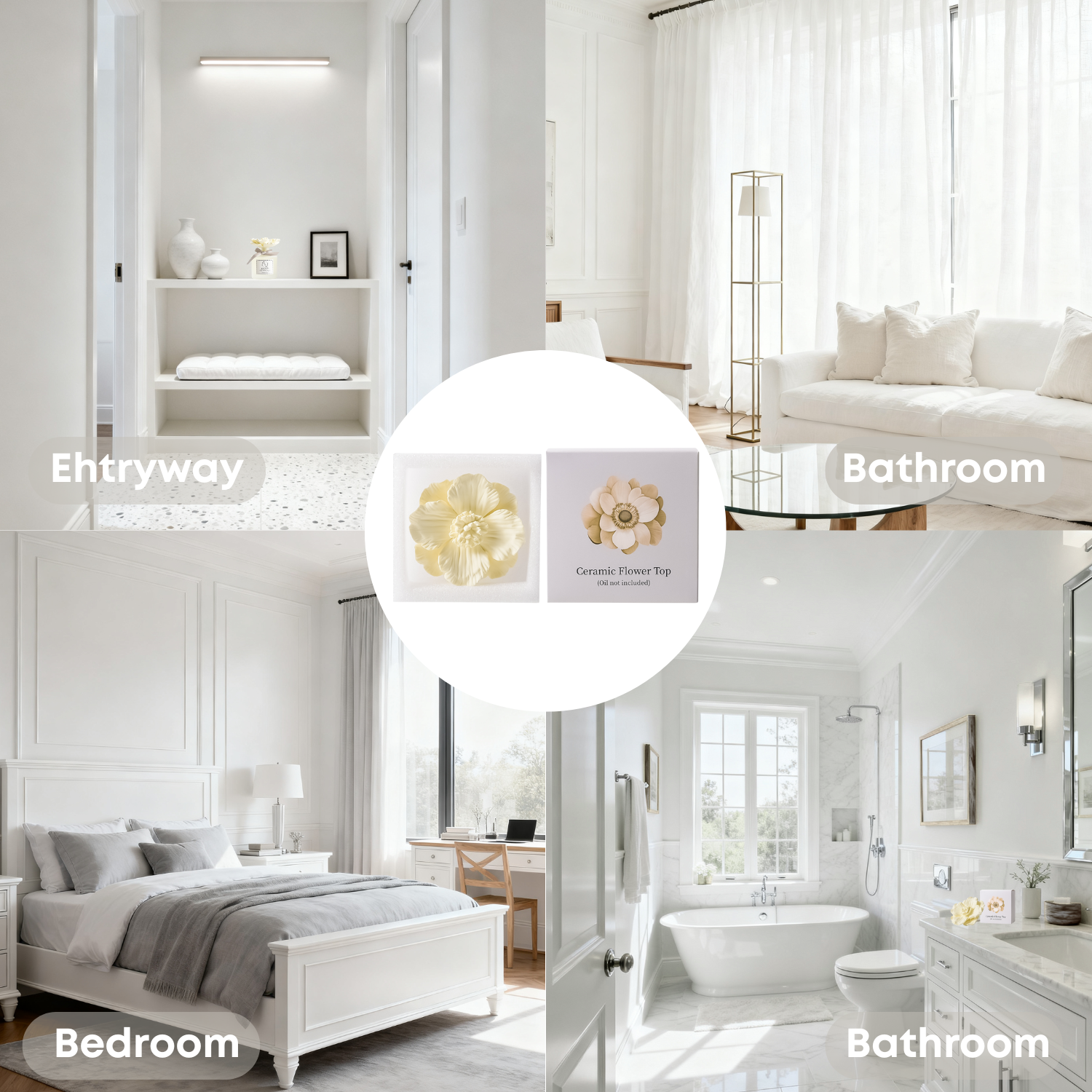 Pretty Valley Home - Wholesale Reed Diffuser - Marigold Ceramic Color Flower Applicable to Diffuser (2025)7