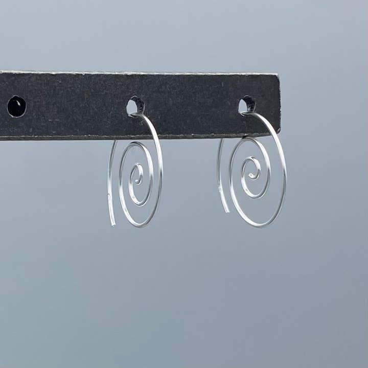 Something Silver - Wholesale Hoop Earrings - Spiral Threader Hoops1