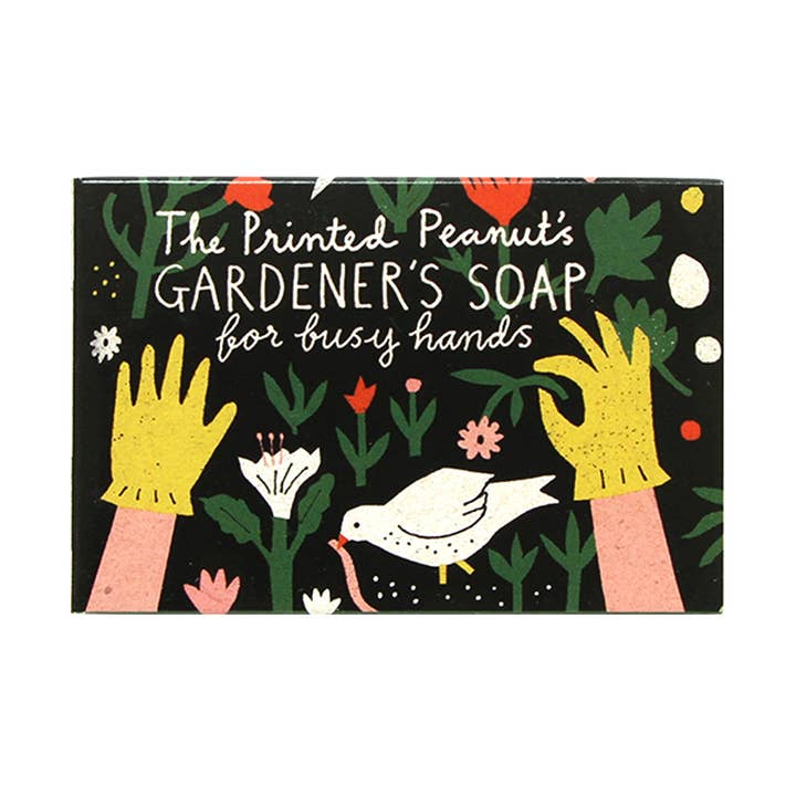 Gardener's Mint & Poppyseed Natural Handmade Soap Bar for wholesale by The Printed Peanut Homeware & Stationery