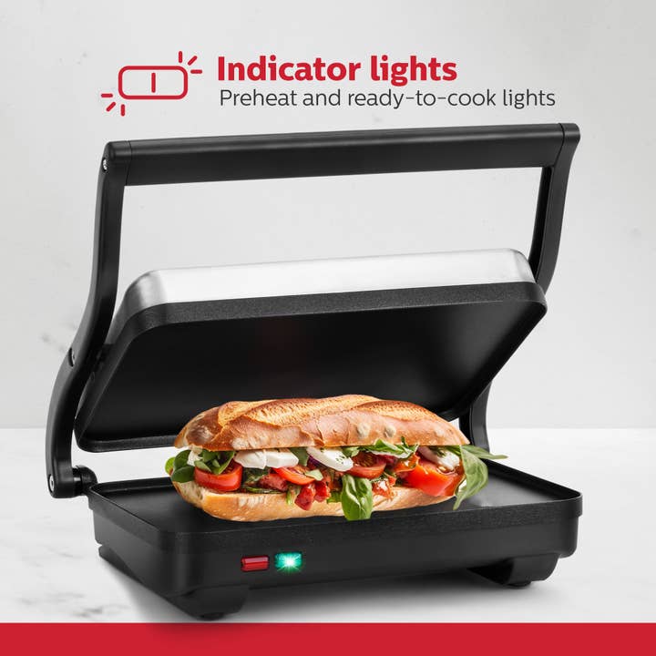 Holstein Housewares - Wholesale Kitchen Appliance - Griddle Panini Press Grill & Gourmet Sandwich Maker17