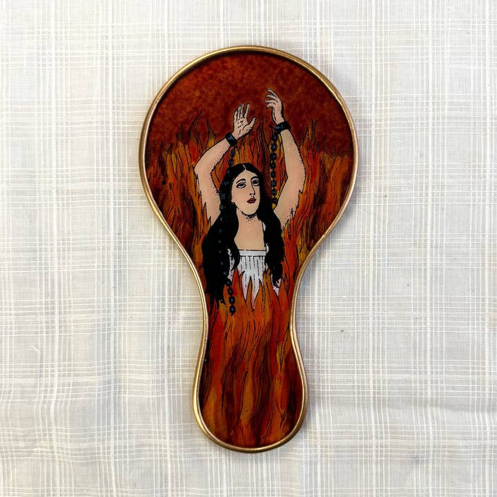 Anima Sola Handspiegel, Peru voor wholesale door Tesoros Trading Company