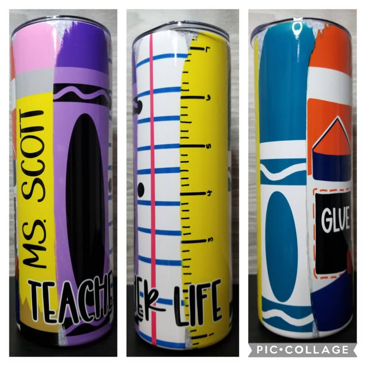 Fournitures scolaires TEACHER LIFE pour la vente par Kazali Creations