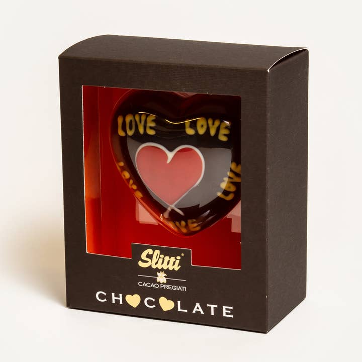 Cuore Sag es mit dem Herzen - 05 mit Zartbitterschokolade für den Großhandel von Slitti Experience SRL