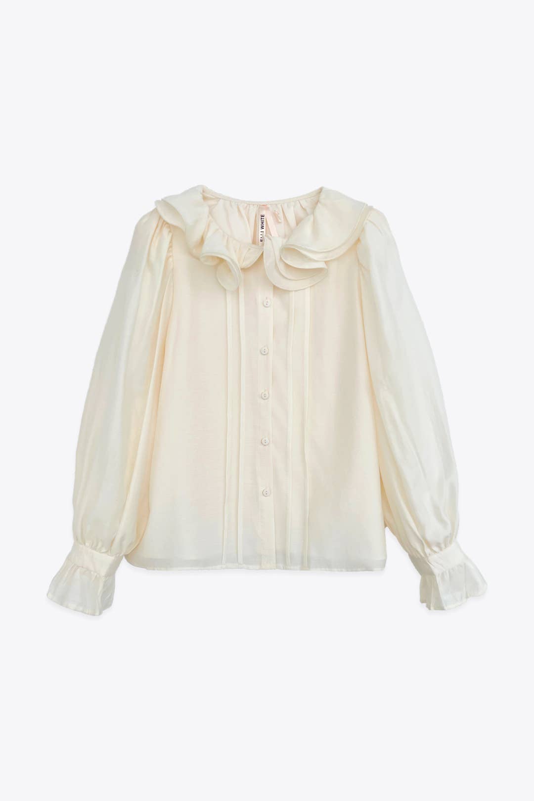 ELLI WHITE - Wholesale Blouse - Women's - Blouse with ruffled collar3