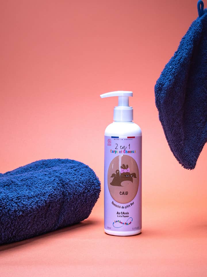 Shampoo Doccia Due in Uno Caïd: 250ml per la vendita all'ingrosso da parte di Les Caboux-Tchoux
