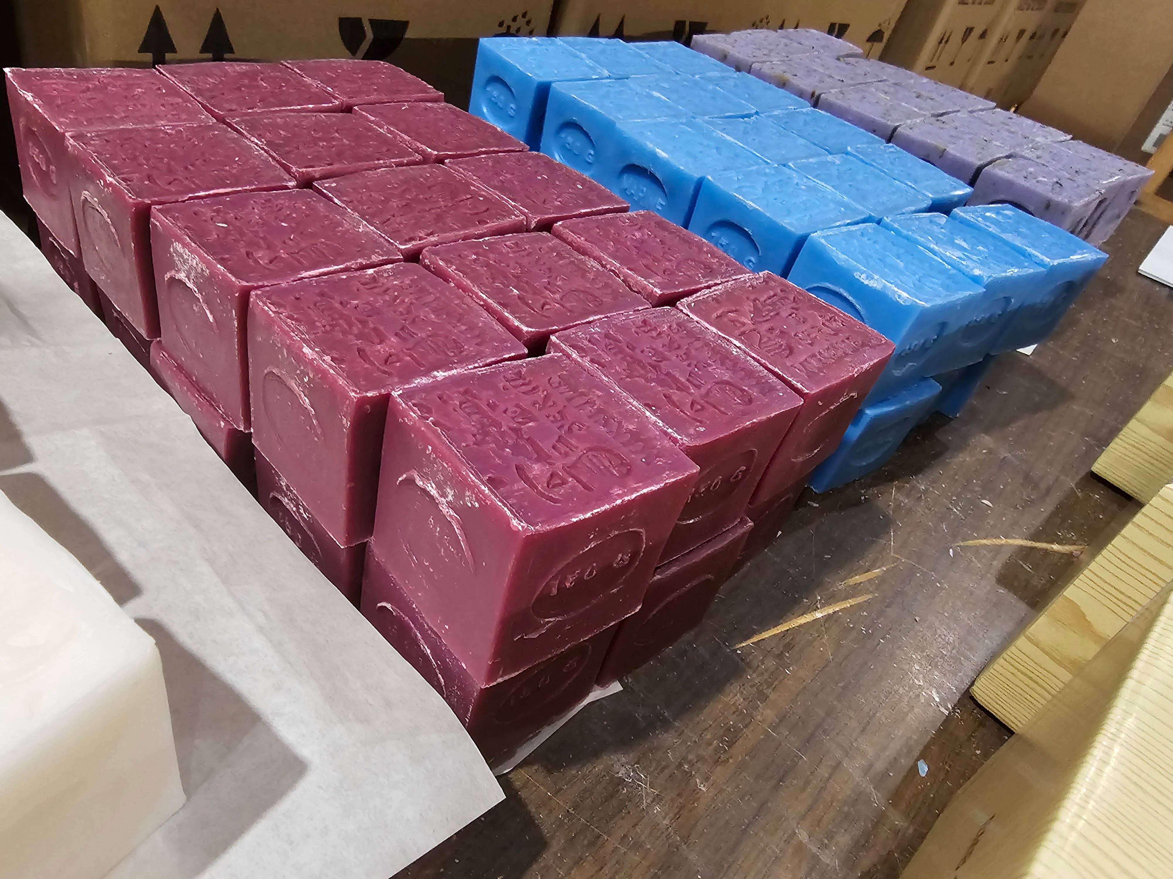 La Belle France - Wholesale Bar Soap - Marseille Cube Soaps Assorted Scents Natural and Pretty 150g5