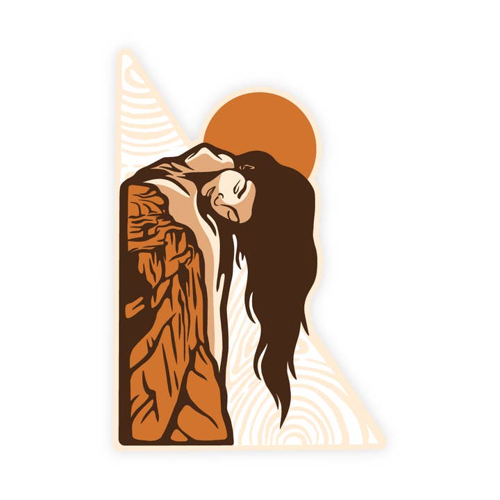 Issa Designs - Wholesale Sticker - Canyon Goddess Sticker2