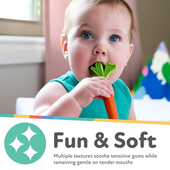 Nuby - Wholesale Teether (Not Clip-On) - Baby - Nuby Carrot Tube Teether