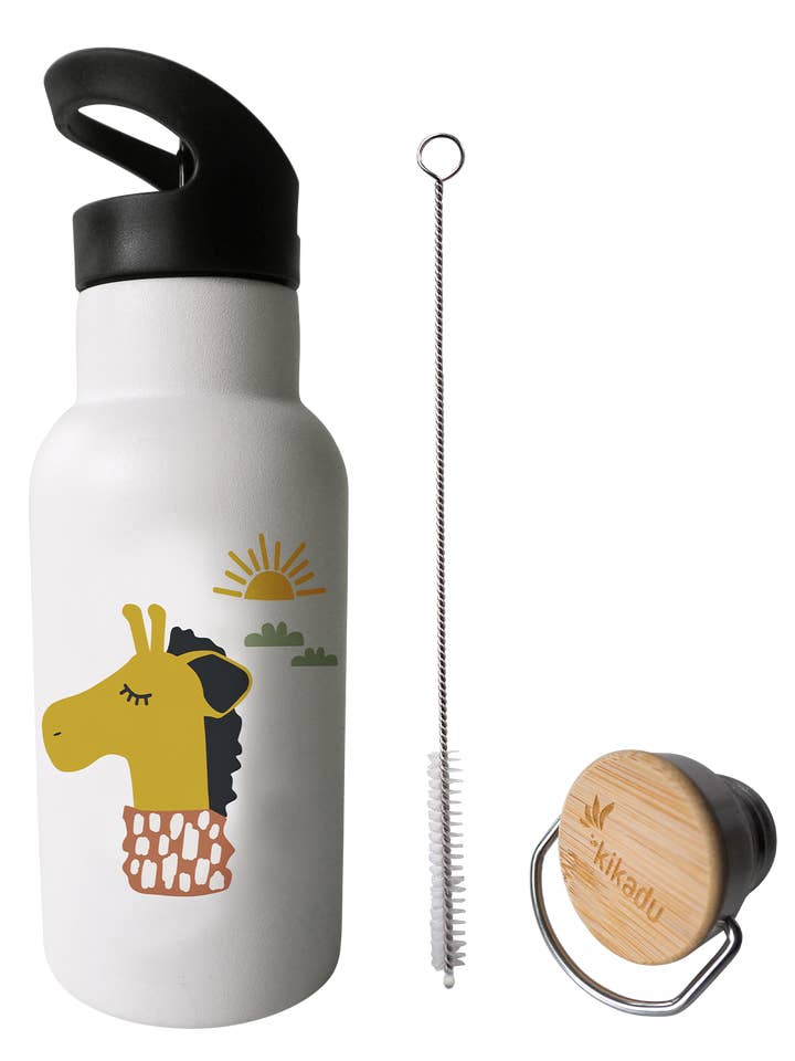 Giraffe Nature Water Bottle for wholesale by Kikadu