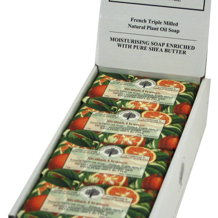 Wavertree & London - Wholesale Bar Soap - Wavertree & London Sicilian Orange Luxury Soap Bars2