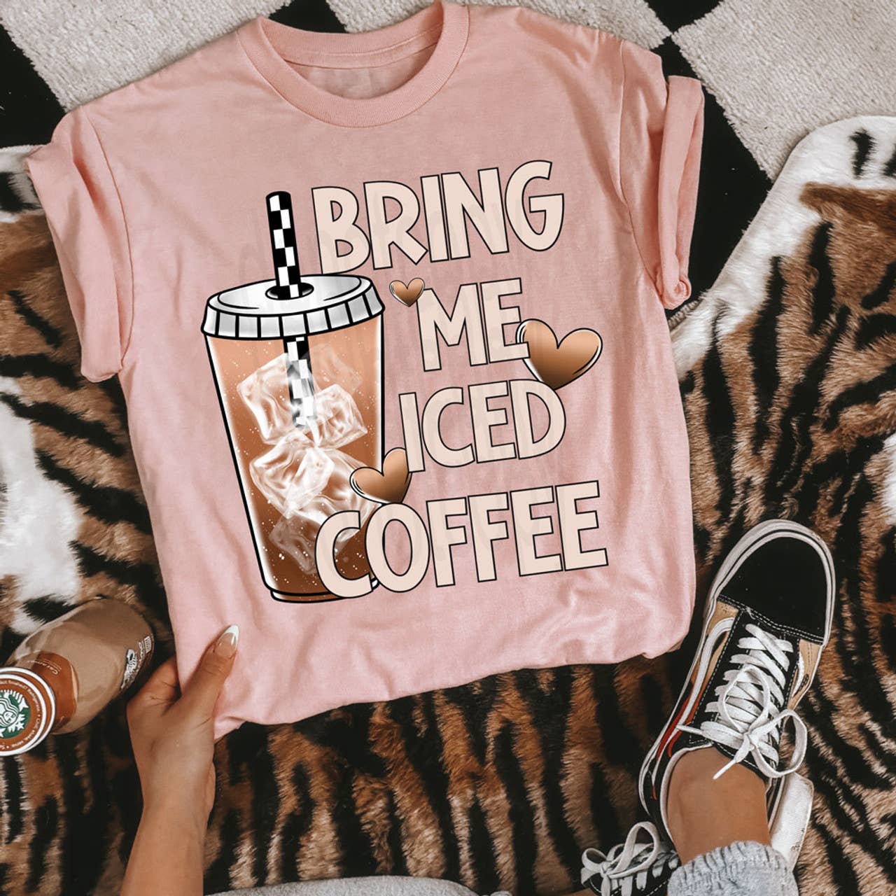 Trendy Transfers - Wholesale Sublimation Transfer - Bring Me Iced Coffee DTF Heat Transfer0