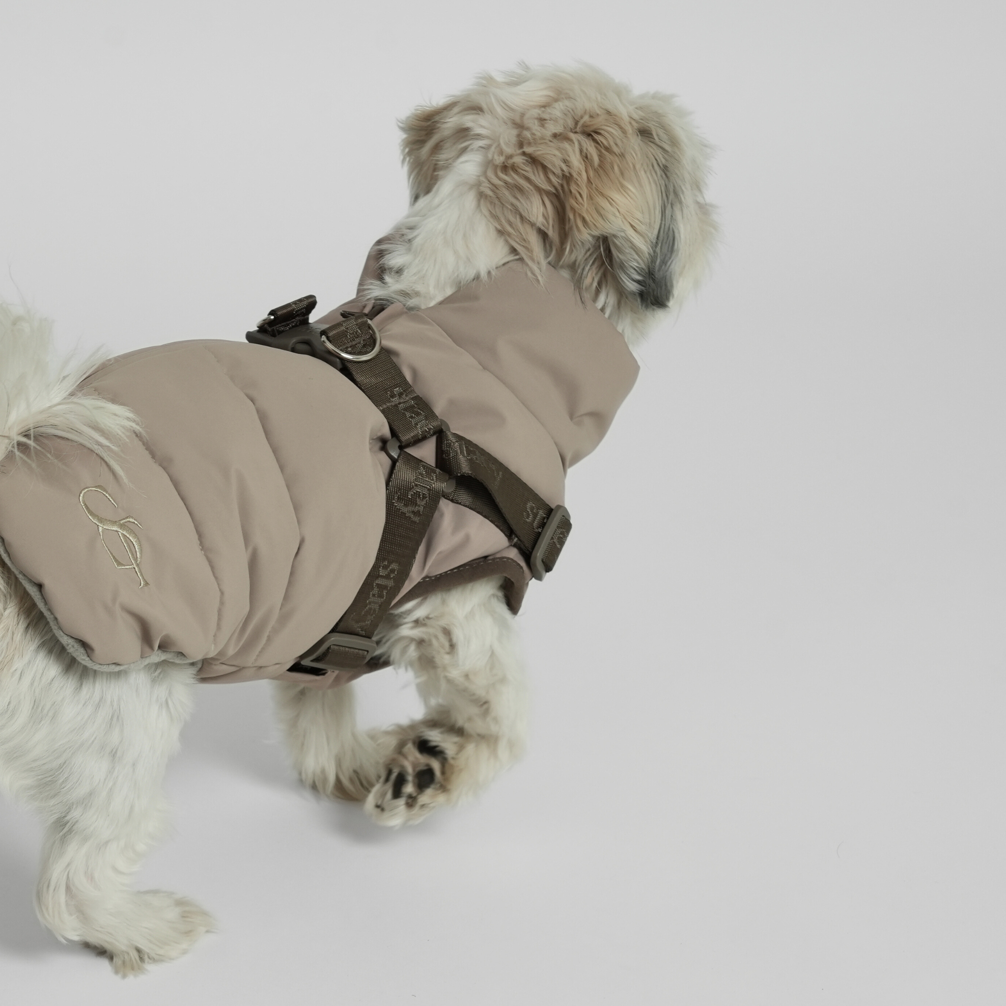 Staey – wholesale Pet coat – Dog – Vera Dog Coat with Harness | Sand7
