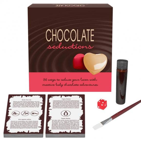 Séductions au chocolat (EN, ES, DE, FR) pour la vente par Kheper Games Inc