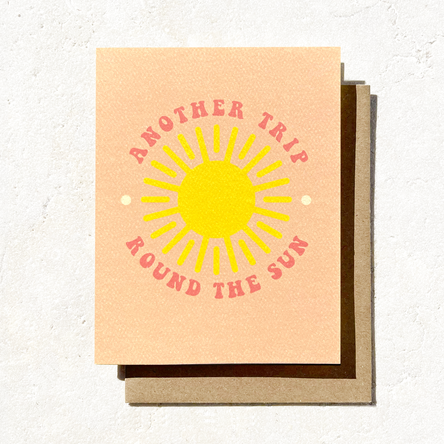 Daydream Prints – wholesale Birthday card – Another Trip Around Sun | Boho Birthday Card | Sun Card5