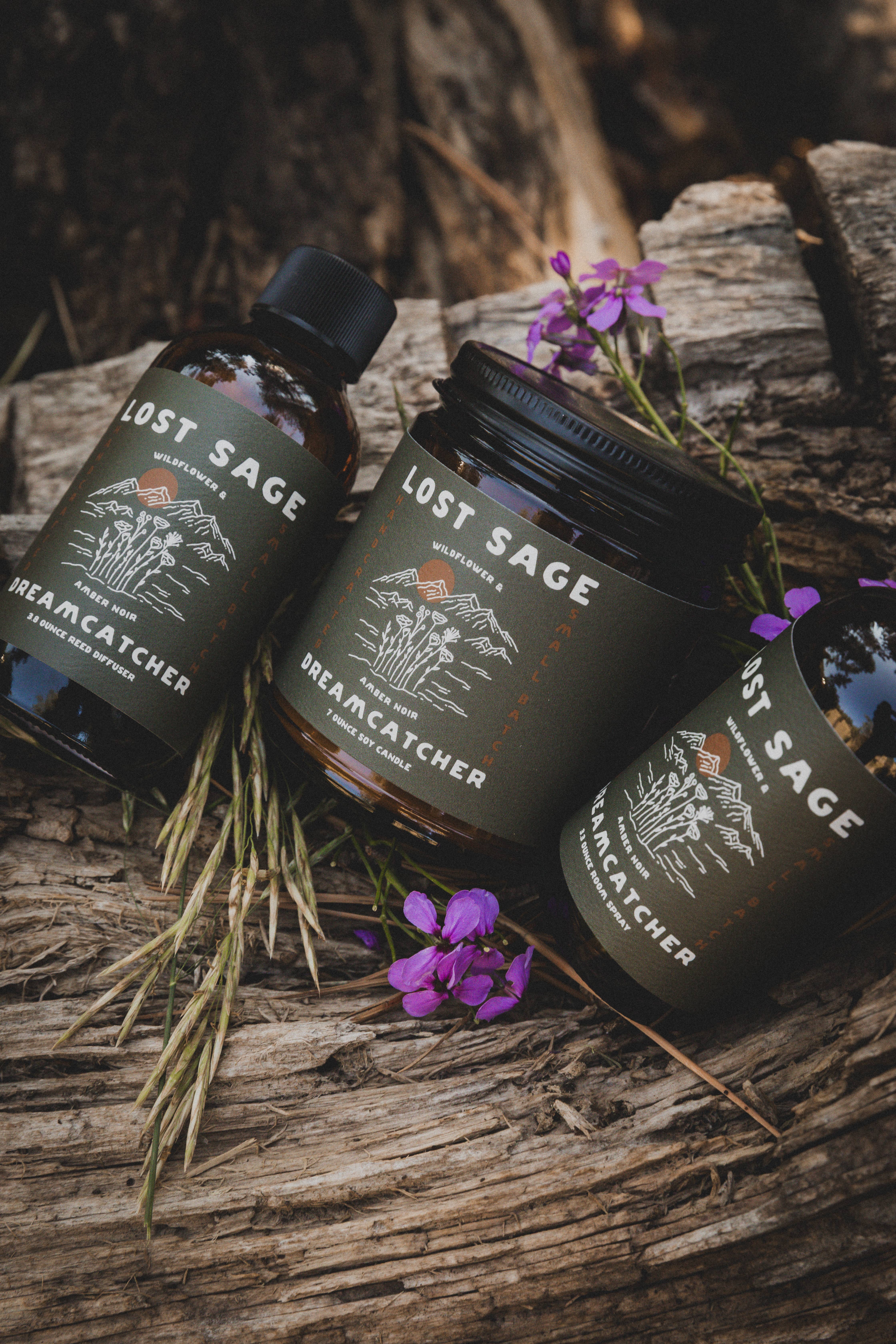 Lost Sage – wholesale Jar/filled candle – Dreamcatcher Soy Candle3