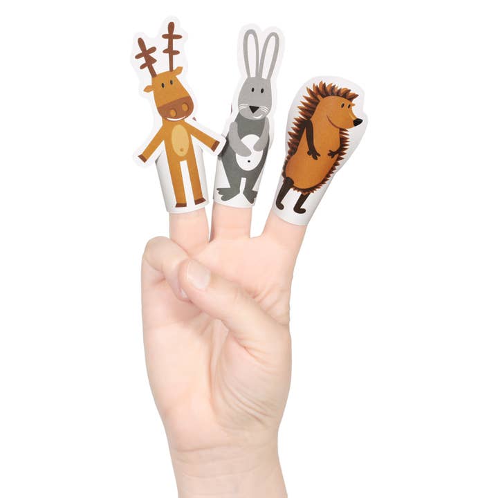pukaca - Wholesale Finger Puppet - Kids & Baby - Forest Animals Paper Finger Puppets