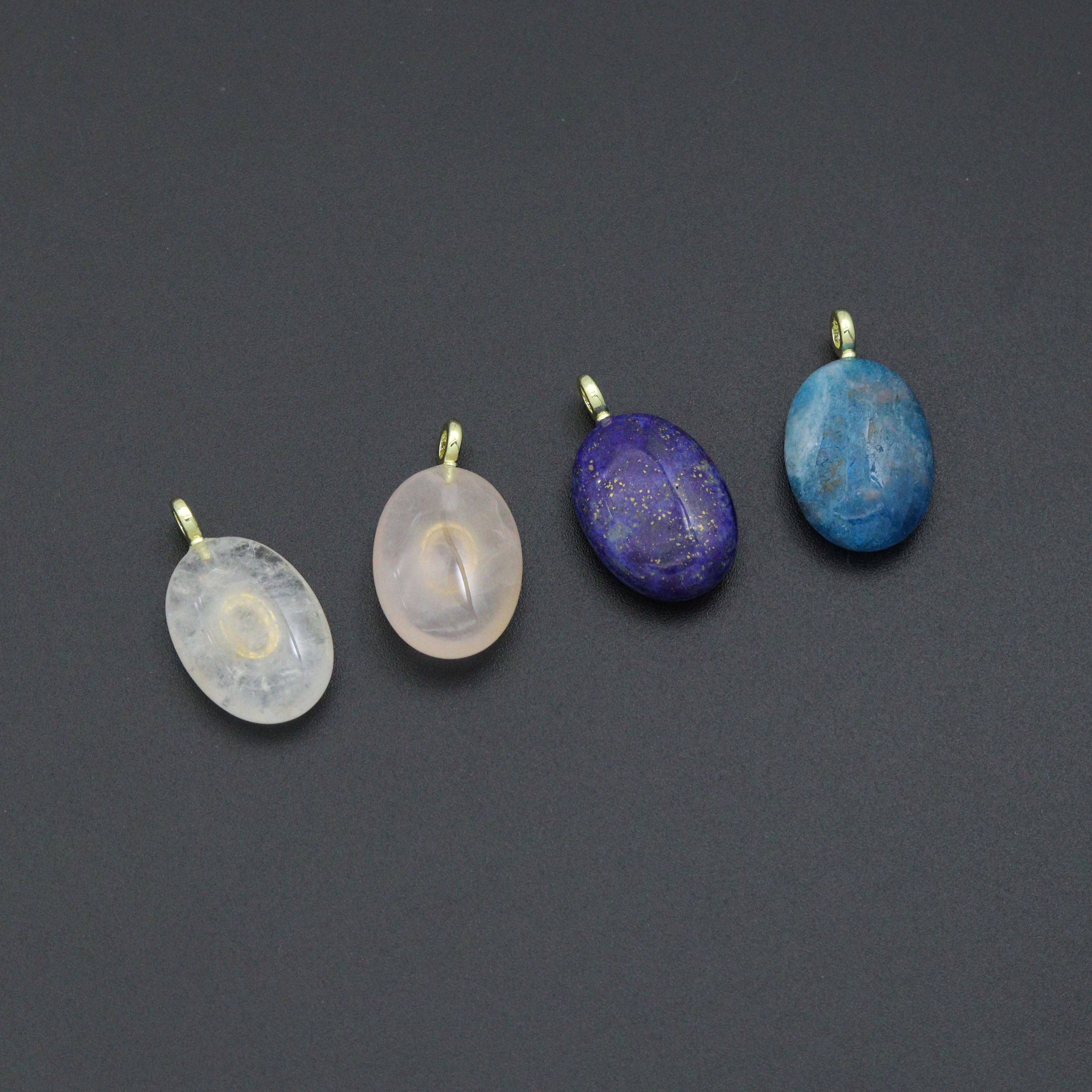 BestBeads&Beyond - Wholesale Individual Charm/Pendant - Natural Gemstone Charm Pendant, LY322