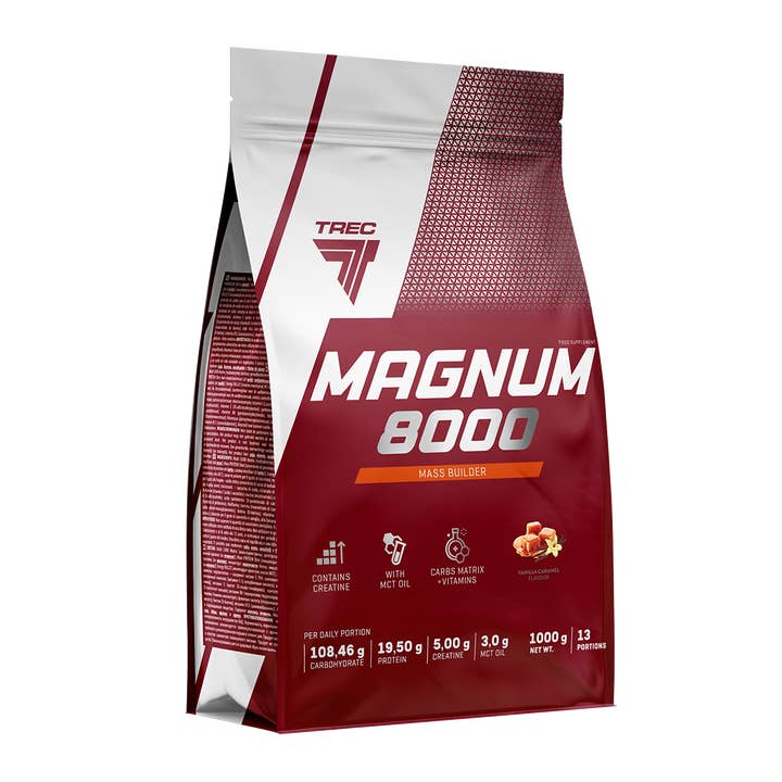 Super Nutritions Limited – Proteína/Superalimento em pó por atacado – MAGNUM 8000 MASS GAINER 5450G - Sabores Deliciosos para Crescimento Muscular Ótimo