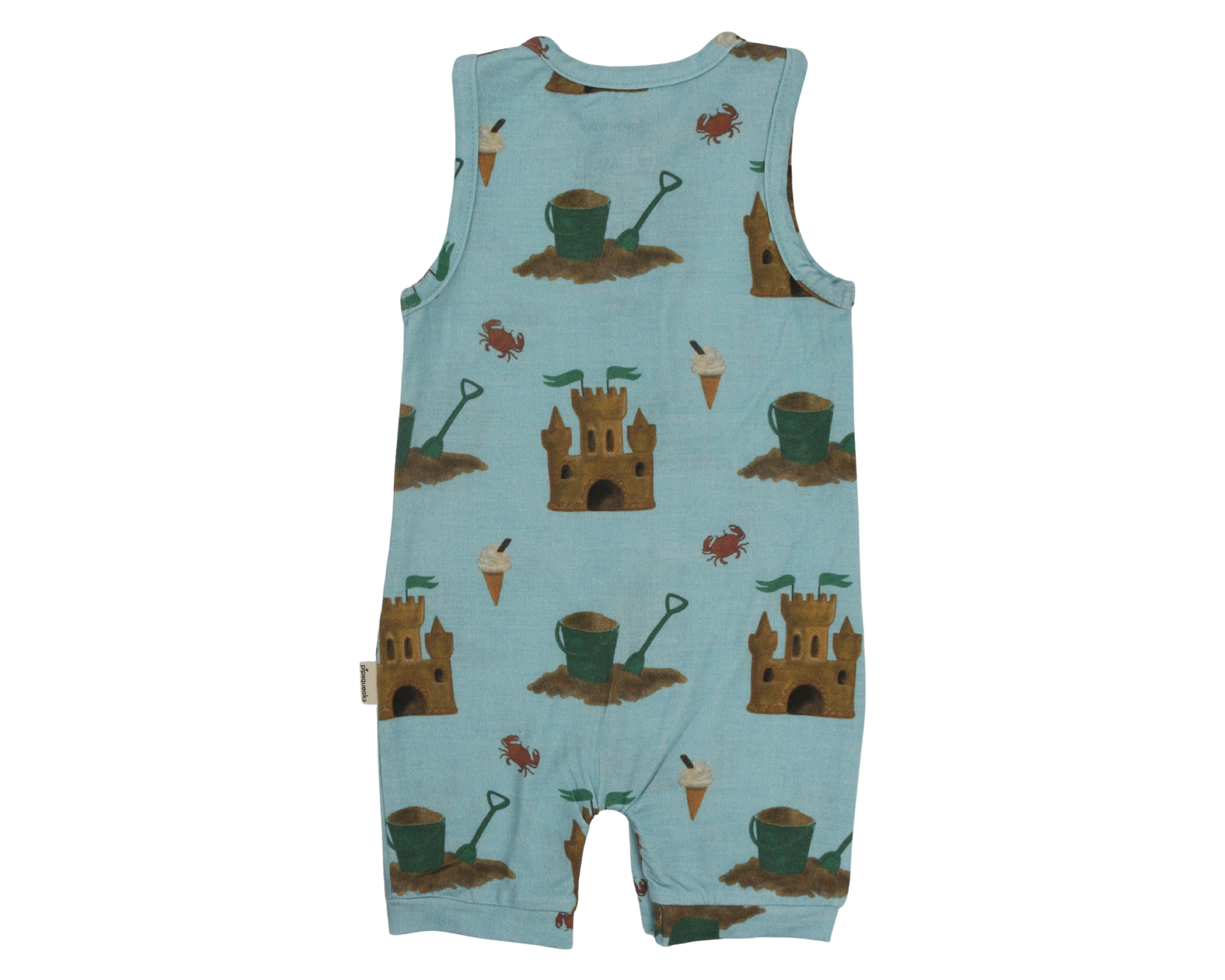Pipsqueaks Clothing Co - Wholesale Jumpsuit - Baby - Sun of a Beach Tank Romper1
