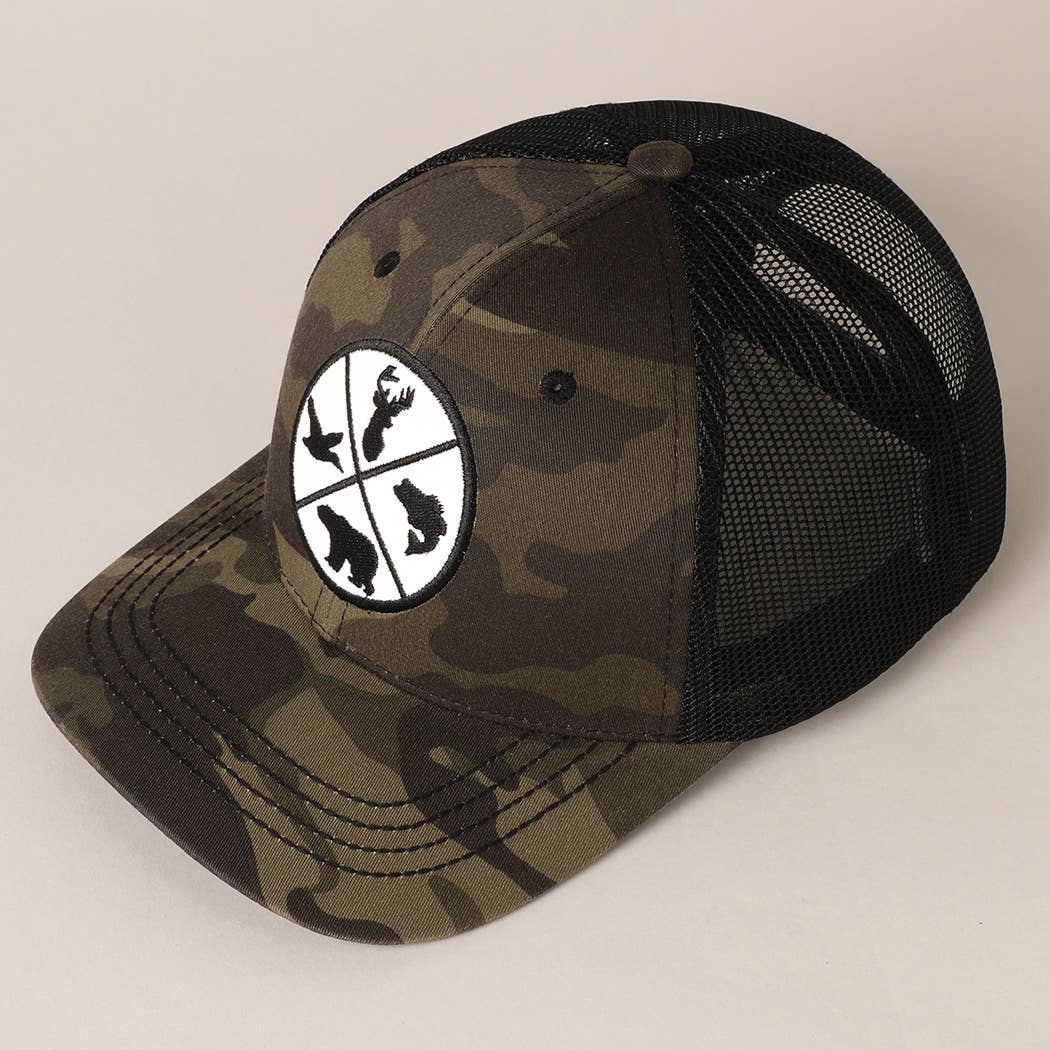 Fashion City - Wholesale Trucker pet - Heren - ANIMALS baseballpet met geborduurde patch voor heren met mesh-achterkant12