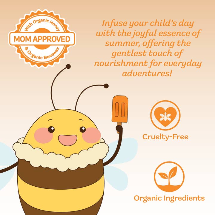 The Naked Bee - Wholesale Body Cream/Lotion - Baby - 8 oz. Orange Popsicle Cheeks to Cheeks Face & Body Lotion4